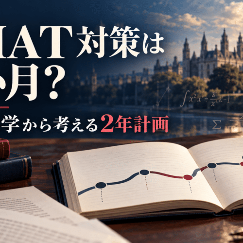 GMAT・英語試験と算数・数学の基礎から2年の学習計画を考える記事のアイキャッチ